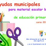 Ayudas municipales para material escolar de primaria